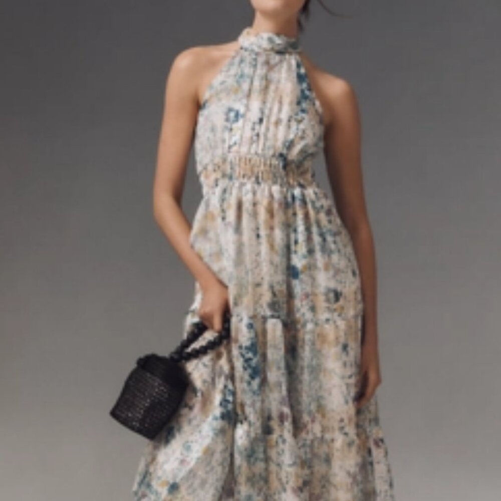 NWT Anthropologie Somerset Maxi Dress Halter Edition Plus Size 3X